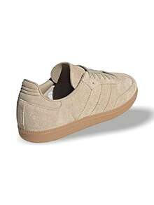 Adidas Samba OG Clay 男式运动鞋轻便透气缓震防滑橡胶鞋底柔软内衬亲肤易穿脱标志易清洁经典设计休闲运动健身日常旅行街头郊游春夏浅棕色 JI3210 - 淺棕色 - 查看 4