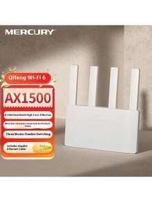 Xiaomi (MI) Router AX1500 White, New Dual-Core Dual-Band Processor