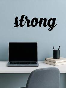 HELLOYOUNG Arte de pared de metal negro elegante: irradia fuerza y elegancia. Esta pieza premium y personalizada eleva los espacios minimalistas con su encanto único, convirtiéndola en un regalo perfecto para interiores modernos, adecuado para la decoración del hogar moderno - Multicolor - Ver 3