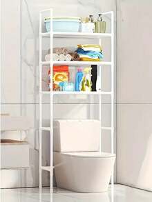 1 pezzo Scaffale nero a 3 ripiani per il bagno, portaoggetti sospeso per lavatrice e asciugatrice, organizer verticale per la lavanderia, adatto sopra il water, la lavatrice e l'asciugatrice, scaffale multifunzione salvaspazio (balcone/lavanderia) - Scaffale a più livelli dal pavimento al soffitto, struttura in metallo robusta, organizer salvaspazio per bagno per shampoo, sapone e prodotti per l'igiene, accessori per il bagno, strumenti per il bagno - Multicolore - Visualizzare 15