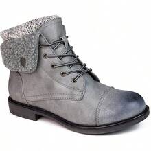 Women's Hiking Style Boot - Duena - Lt Grey/Burnished/Fab/Fleece - View 12