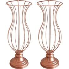 Vases Frame 45cm Jars For Stones Luxury Decoration Wedding Party Kit - Silver - View 5