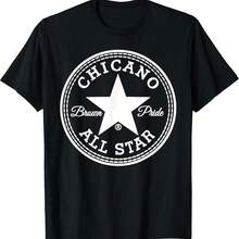 Chicano Brown, Chicano Clothing, Mexican Clothes, Chicano Style Art Graphic Tee For Men & Women, Gangster Clothes Lowrider Art,  Outfit MXC005 - 襯衫 - 查看 7