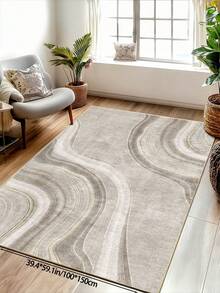 Thảm trải sàn màu be, họa tiết sóng, chất liệu vải nhung mềm mại, dễ chịu khi chạm vào, dễ bảo quản, mặt sau chống trơn trượt, có thể giặt máy, phù hợp cho phòng khách, phòng ngủ, nhà bếp, phòng ăn, văn phòng, trang trí phòng và làm thảm chùi chân. Thích hợp cho mùa xuân, hè, thu và đông. - Màu Xám nhạt - Xem 13