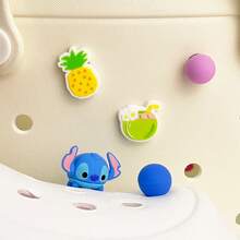 The Tsum Tsum Series Stitch Hole Charms Jointly Launched By MINISO And Cleverly Combine The Cute Stitch Image With Diverse Shapes.(1 PC) - Multicolor - View 3