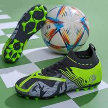 Botas de fútbol Up Run, nuevas botas de fútbol ligeras para hombres - Gris verde - Ver 3