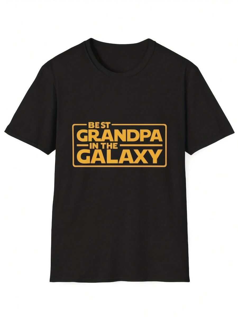 Best Grandpa In The Galaxy T-Shirt, Funny Sci-Fi Gift For Grandfather, Space Theme R Tee For Cool Grandpas, Best Top Selling Shirt - 款式9 - 查看 1