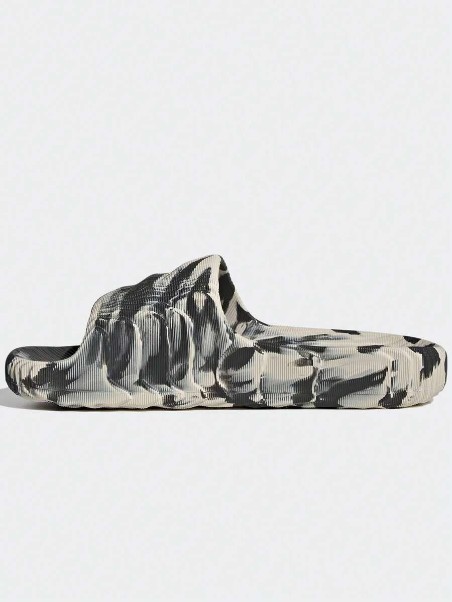 阿迪达斯 (ADIDAS) 阿迪达斯 Originals ADILETTE 22 厚底户外一体成型舒适耐磨复合鞋底防磨拖鞋 男女通用 黑/灰色 ADILETTE 22 SLIDES 居家运动拖鞋 - 黑與白 - 查看 1