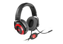 Headset gamer com fio Genesis Argon 500, preto, com faixa de cabeça - Preto - Ver 1