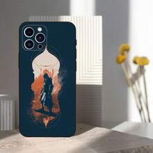 Étui de téléphone Assassin's Creed compatible avec 16, 15, 14, 13, 12, 11 Plus, Pro Max, XS, X, XR, SE, Mini, 8, 7, en silicone souple noir. Compatible avec les étuis pour 17, 17 Pro et 17 Pro Max - Z4 - Voir 9