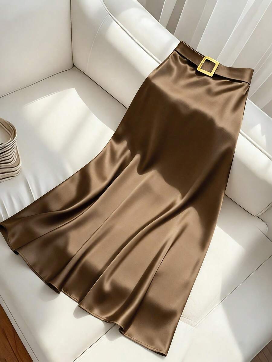 Chiếc váy đa năng mặt satin thanh lịch này là sự lựa chọn hoàn hảo cho mùa xuân. Rất phù hợp cho những buổi đi chơi hàng ngày, du lịch, tiệc tùng, ngày Valentine và các buổi hẹn hò. (Không bao gồm thắt lưng) Mùa hè