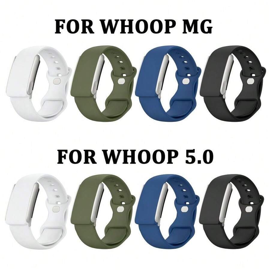 Replacement Silicone Strap Adjustable Soft Fitness Band Wristband For 5.0/MG Smart Band Accessories - Multicolor - View 1