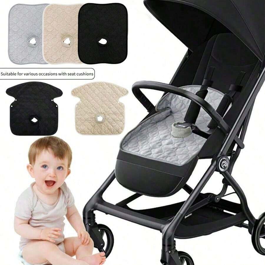 Baby Car Seat Pad, Potty Training Car Seat Protector With Waterproof Lining, Suitable For Child Car Seat, Stroller And High Chair, Machine Washable And Dryable - 1-pack Baby Seat Cushion - View 1