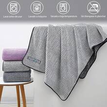 3Packs Toallas de Baño Ultra Suaves Juego de Toallas de Secado Rápido Altamente Absorbentes para Baño, Playa, Piscina, Gimnasio, SPA - 1*gris oscuro+1*morado+1*azul oscuro - Ver 5