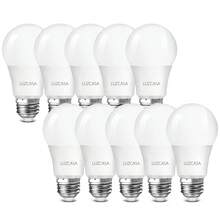 LUCASA Paquete 10 focos led 10w luz blanca cálida E27 ahorro energético bombilla larga duración iluminación hogar oficina resistente fácil instalar - BLANCA - Ver 9