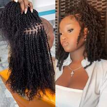 CEXXY Afro Kinkys Bulk Human Hair For Braiding - Kinky Curly, 100% Human Hair - Soft, Heat-Resistant & Dyeable - Ideal For Micro Braids, Twists And Crochet Locs - SPure Natural - 查看 1