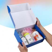 12x9x4 Inch Gift Shipping Boxes Bulk 20 Pack Blue, Tab Lock Tuck Top Mailing Boxes For Packaging Small Business, Medium Cardboard Mailer Boxes For Wrapping Present,23941185 - 藏蓝色 - 查看 2