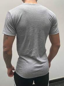 AMERICAN SHORT SLEEVE - Xám - Xem 3