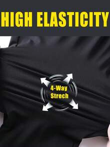 Men's Lightweight Breathable 3/4 Jogger Pants, High Elasticity Fabric, Drawstring Waist, Zipper Pockets, Suitable For Gym Workout, Jogging, Casual Wear - Black - View 4