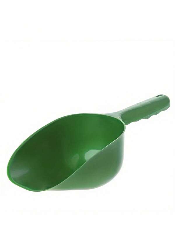 1 pieza, Pala de tierra de plástico grande, Pala de mano de jardín de 11.4 pulgadas, Herramienta de jardinería duradera de color verde, Ideal para suculentas y uso en exteriores