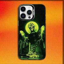 Funda de Teléfono Cool G-Ghost Band para 17,16,15,14,13,12,11,Pro,E,MAX Cubierta Mate Negra a Prueba de Golpes - z7 - Ver 13
