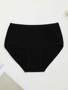 6件組女款純色基本款內褲三角褲 透氣舒適性感柔軟面料內著 - 彩色 - 查看 6
