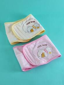 2 pezzi Fascia ombelicale per neonati, comoda e calda, fascia addominale per neonati, avvolgimento pancia per neonati, previene il raffreddamento della pancia del bambino, morbida e traspirante, adatta come regalo per il festa di nascità, attività all'aperto, essenziali per neonati