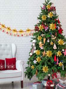 6pcs Christmas Hanging Snowflake Decorations, Large 3D Snowflake Decorations, Rainbow Snowflake Paper Pendants, Ceiling Decoration, Suitable For Fairyland And Frozen Theme Parties, Holographic Snowflake Garlands In Silver, Snowflake Winter Fairyland Decorations, Frozen Birthday Party Supplies, Birthday Party Decorations, Winter Fairyland Party Decorations, Babe Gift Party, New Year Christmas Decorations For Indoor Home Decoration, Rainbow - Gold - View 7