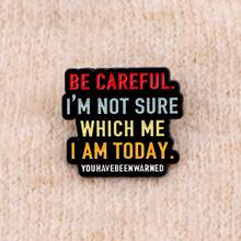 Enamel Pin Lapel Pins Badges On Backpack Women's Brooch Clothes Gift Jewelry Fashion Accessories - Black - View 7