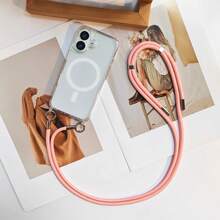 Nuevas fundas para teléfonos Apple 2025, Apple 17, Apple 17pro y Apple 17ProMax con correa cruzada y cordón para facilitar su transporte. - Verde - Ver 3