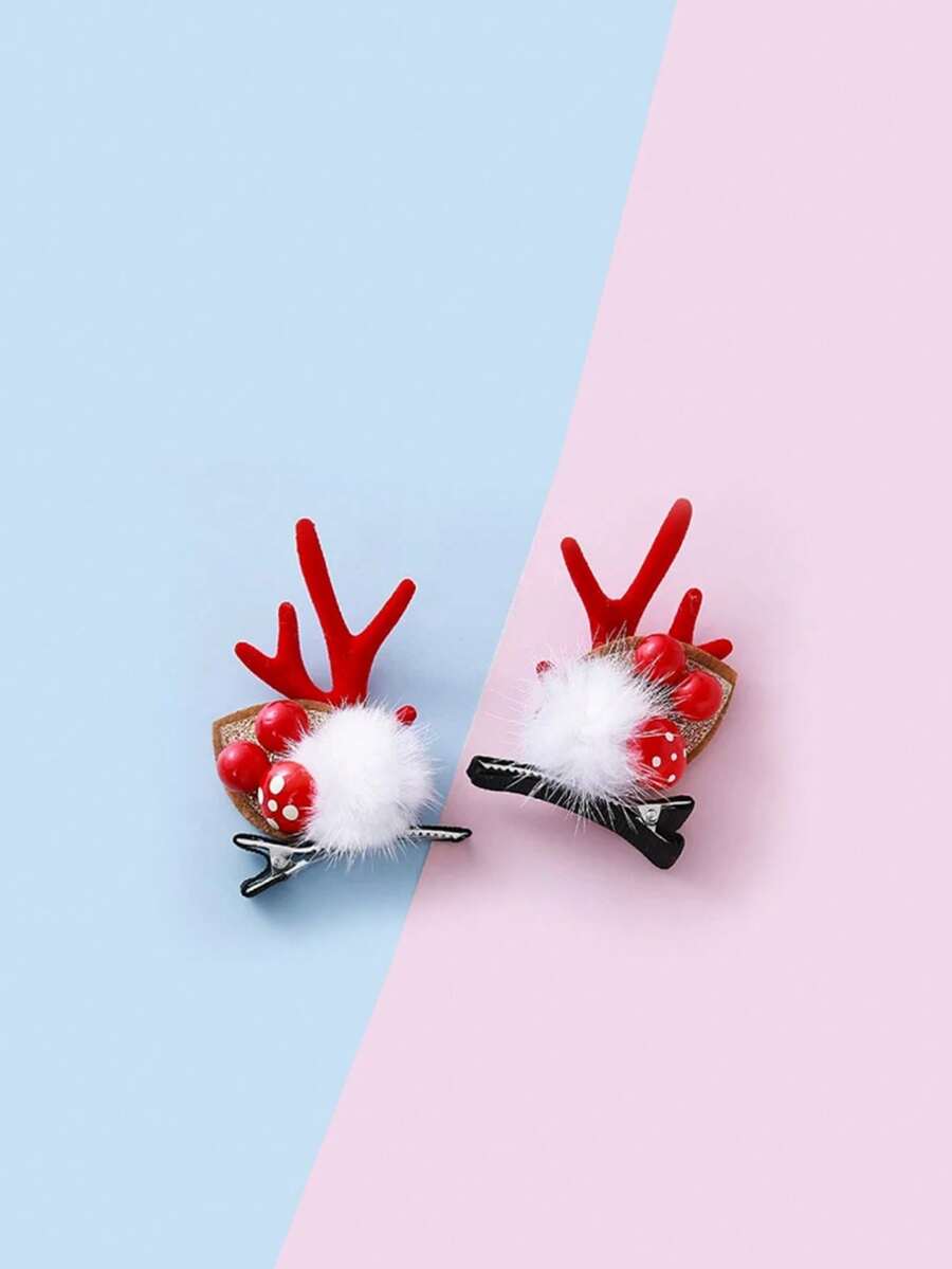 Christmas Hair Clips, Christmas Costume Hair Clips, Christmas Hair Accessories