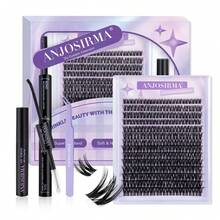 ANJOSIRMA Clusters Upgrade 2.0 Lashes With Ultra-Dense, Waterproof, Long-Lasting Lashes | Flora | Volume Style| Beginner-Friendly DIY Lashes For A Flawless | Fashion & Must-Have Clusters - Flora Kit [Volume Style] GTIN - 查看 9