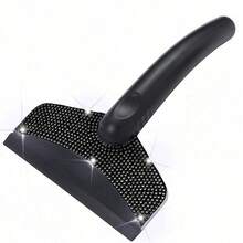 1pc Diamond Embedded Car Snow Shovel, Winter Ice Scraper Tool, Non-Slip Handle, Easy To Operate, Diamond Decor Enhances Appearance, Suitable For All Vehicles, Efficient And Convenient Snow And Ice Removal, Automotive Winter Essential, Combines Aesthetics And Practicality - Multicolor - View 10