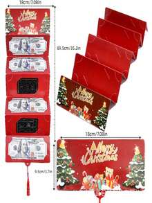1pc Surprise Birthday Cash Gift Envelope, 6 Card Slots - Elegant Black & Gold Design, Unisex Holiday Wallet, Unique Memorabilia For Any Birthday Celebration, Cartoon Fantasy Theme, Cash Gift Display Box. Exquisite Gift Envelope. Delicate Souvenir. - Multicolor - View 18