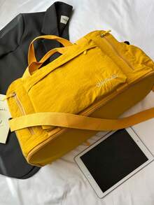 Duża torba na krótkie podróże, torba podróżna, torba sportowa i fitness dla kobiet, oddzielająca rzeczy suche od mokrych, torba na ramię