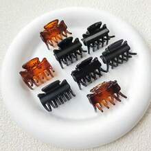 20 piezas de mini pinzas de plástico para el cabello, pinzas de belleza pequeñas y sencillas, para flequillo y diseño de peinado, regalos, viajes, regalos para mujeres, accesorios para el cabello, rellenos de calcetines