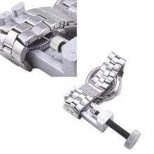 Watch Band Bracelet Link Pin Remover Repair Tool Kit Metal Strap Adjustable - 銀色 - 查看 3