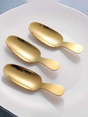 1pc Premium Stainless Steel Spoons - Thick Short Handle Mini Tea SpoonsPerfect For Ice Cream, Sunflower Seeds, Tea/Sugar/Salt, Desserts, Coffee Stirring, Yogurt, Parfaits, Cocktail Garnishes, Spice Jars, Candle Making, Art Crafts & Pet Treats