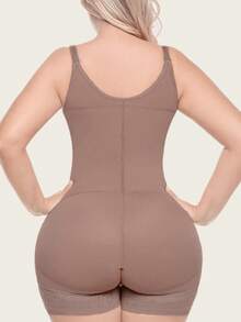 Bodysuits For Women Tummy Control Shapewear Bodysuit Women's Shapewear , High Compression Body Shaper For Women,Colombian Shapewear - 灰紫 - 查看 4