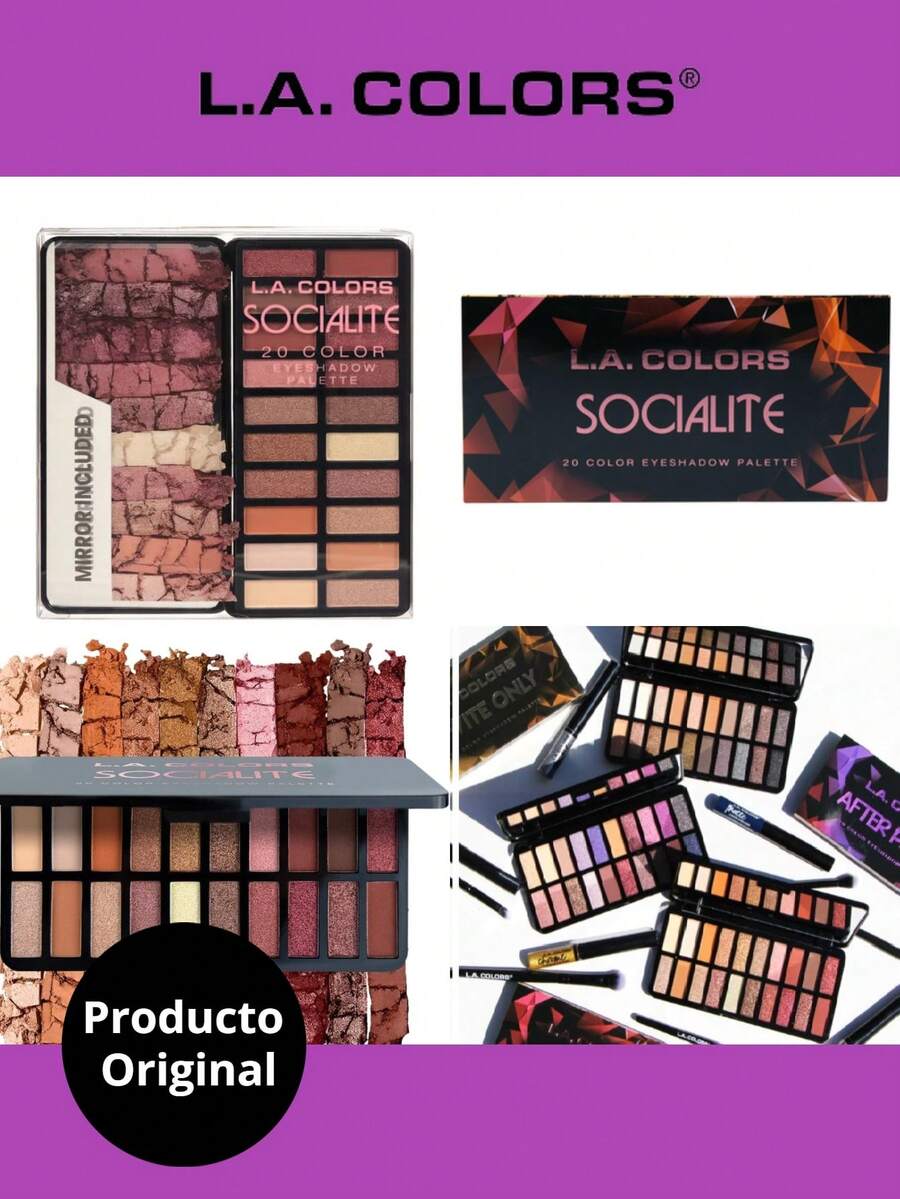 L.A. Colors Eyeshadow Palettes - Socialite - View 1