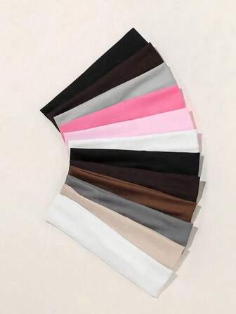 6pcs/Set Satin Sports Hair Accessories Set, Includes Multi-Color Scrunchies And Headbands - Suitable For Girls And Women, Adds Elegance To Styling, Suitable For Work, Sports, Weekend Outings, Essential For Creating Fashionable Looks, Claw Clips, Gifts Winter Scarf Warm Hair Bands Women Bandanas