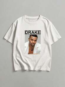 Funny Meme T-Shirt Davi Brito Drake Rapper Joke Brazilian Comedy - White - View 7