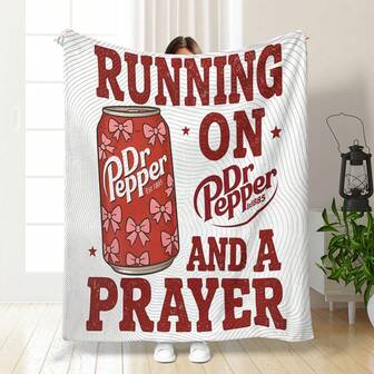 1pc New Personalized Letter & Pattern Soft Plush Blanket, Digital Printed Throw Blanket For Air Conditioning, Office Nap, Vintage Leisure