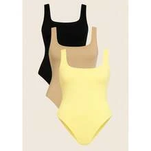 Preto/Nude/Amarelo