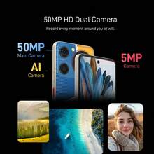 nubia 努比亚智能手机，努比亚音乐，PopArt，解锁版，安卓13系统，（4GB RAM+4GB Fusion Memory）+128GB ROM，5000mAh电池，双卡双待4G，DTS:X® Ultra音效，音量提升600%，支持NFC，4G LTE，全球版 - pop art - 查看 9