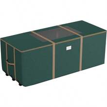 Rolling Christmas Tree Storage Bag HeavyDuty Storage Bags For 12FT Artificial Trees Seasonal Décor Packing Moving And More By Elf Stor Green