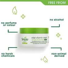Simple Kind To Skin Face Cream Bundle - Day Cream SPF15 & Night Cream Hydrating, 50ml | Daily Protection & Night Restoration Duo For Sensitive Skin - White - View 2