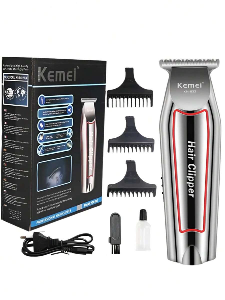 Km-032 Machine Titanium Blade Silver Color Finish - Plateado - Ver 1