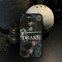 Rapper D-Drake Phone Case Covercompatible with  16 15 11 13 14 Pro Max 7 8 Plus X Xr Xs Max 12mini Black Shell Cover Case,Covercompatible with  17 Hülle, 17 pro Hülle, 17 promax Hülle,