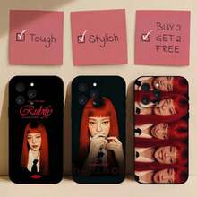 Album J-JennieS Phone Case Covercompatible with  16 15 11 13 14 Pro Max 7 8 Plus X Xr Xs Max 12mini Black Shell Cover Case,Covercompatible with  17 Hülle, 17 pro Hülle, 17 promax Hülle,